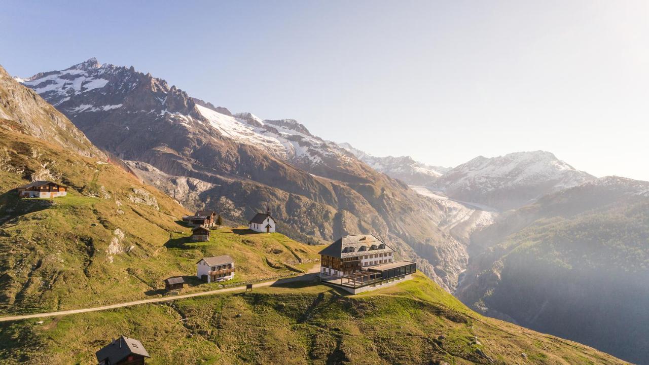 Bergquell Haus D Apartment Blatten bei Naters Bagian luar foto