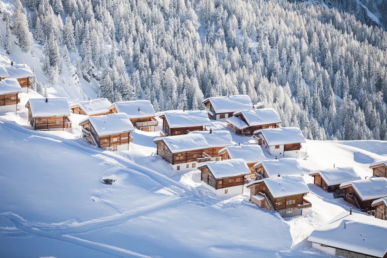 Bergquell Haus D Apartment Blatten bei Naters Bagian luar foto